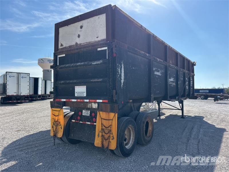 Clement HL3750MK2-AIR 37 ft T/A Frameless End Dump Trailer Самоскиди