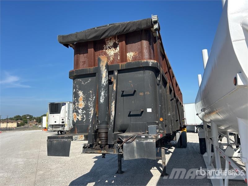 Clement HL3750MK2-AIR 37 ft T/A Frameless End Dump Trailer Самоскиди