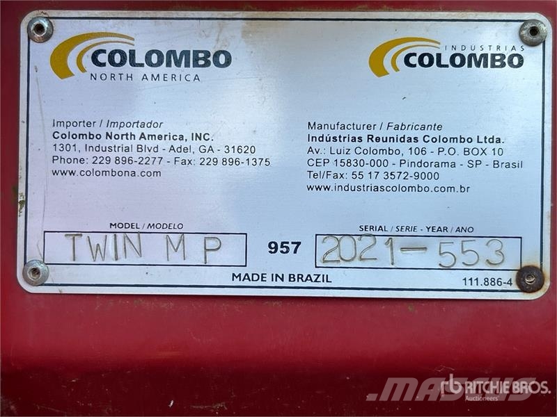 Colombo TWIN MP Pull Type 6 Row Peanut Harvester Farm machinery