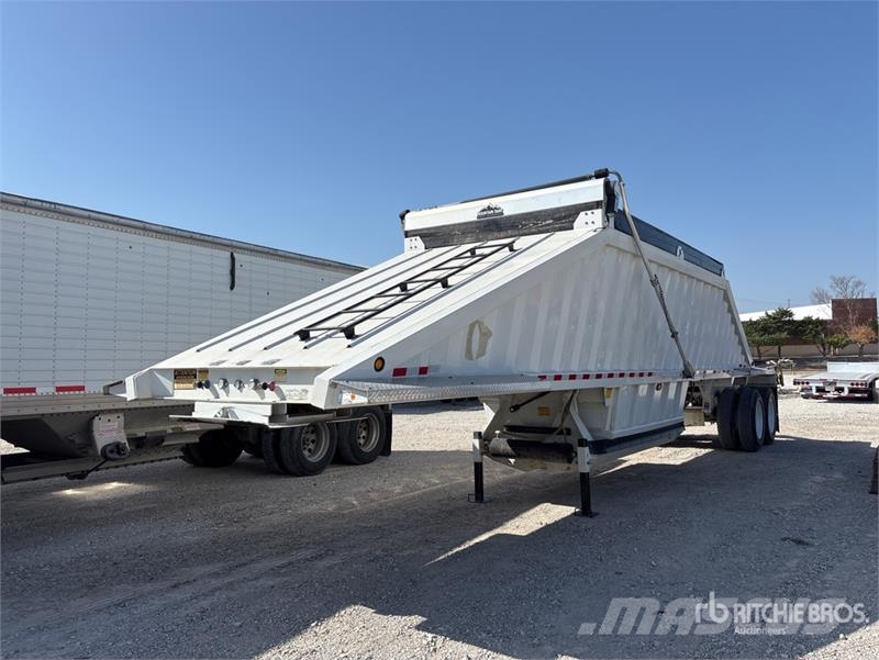 Construction Trailer Specialist 40 ft T/A Belly Du Tipper trailers