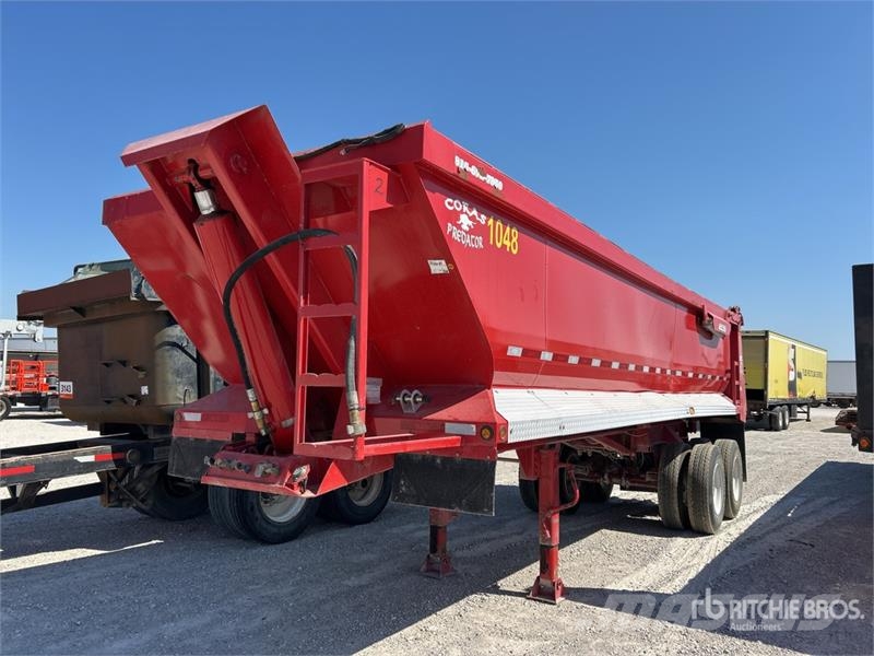  Coras Predator 28 ft T/A End Dump Trailer Tipphengere
