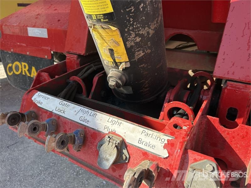 Coras Predator 28 ft T/A End Dump Trailer Tipphengere