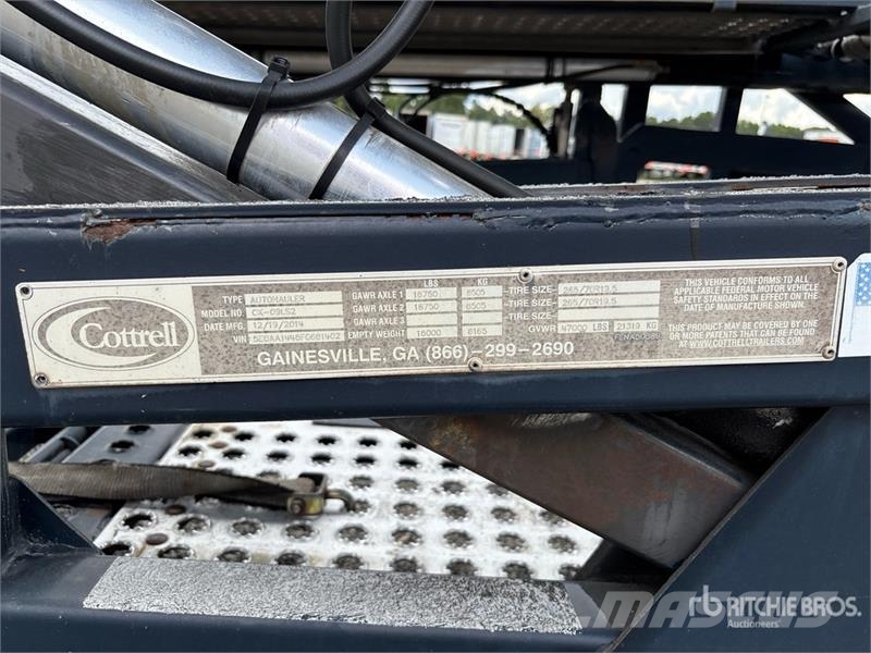 Cottrell T/A Open Car Carrier Trailer Autotreileri