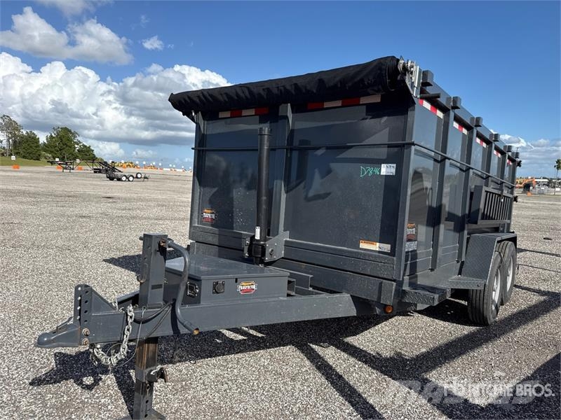  Covered Wagon D-7X14X4X14-T 14 ft T/A Dump Utility Bañeras