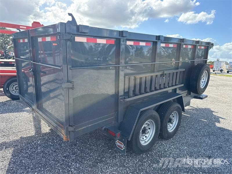 Covered Wagon D-7X14X4X14-T 14 ft T/A Dump Utility Bañeras