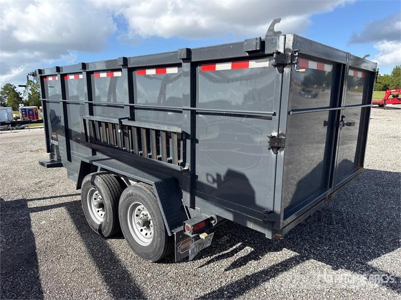  Covered Wagon D-7X14X4X14-T 14 ft T/A Dump Utility Bañeras
