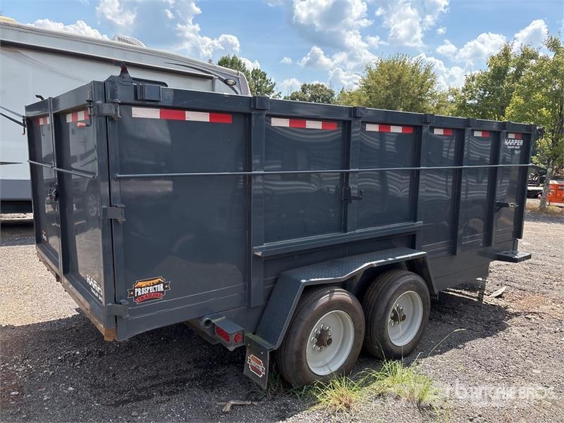 Covered Wagon D-7X16X4x16 Dump Utility Trailer 티퍼 트레일러