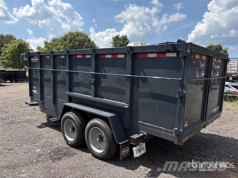 Covered Wagon D-7X16X4x16 Dump Utility Trailer 티퍼 트레일러