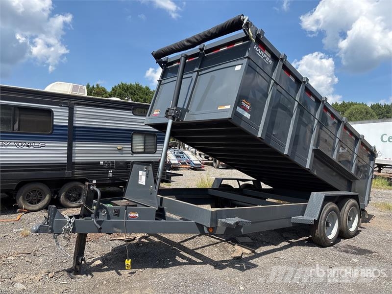 Covered Wagon D-7X16X4x16 Dump Utility Trailer 티퍼 트레일러