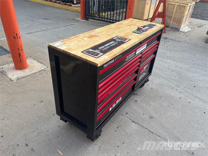 Craftsman CMSTVS6311BK 5 ft 2 in 11-Drawer 62 in Rolling Too Construcción - Otros
