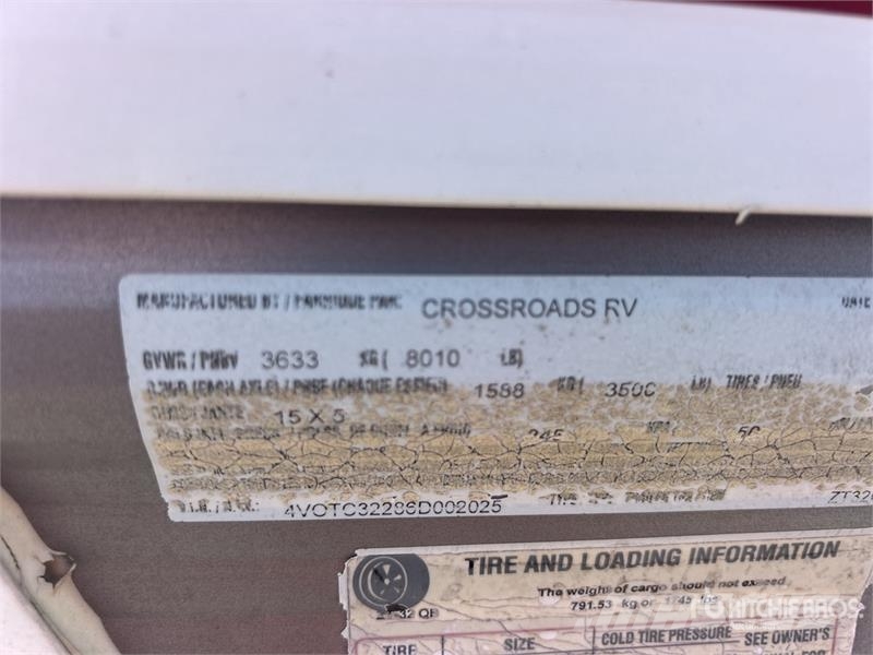 Crossroads Zinger 34 ft T/A Travel Trailer Altri rimorchi