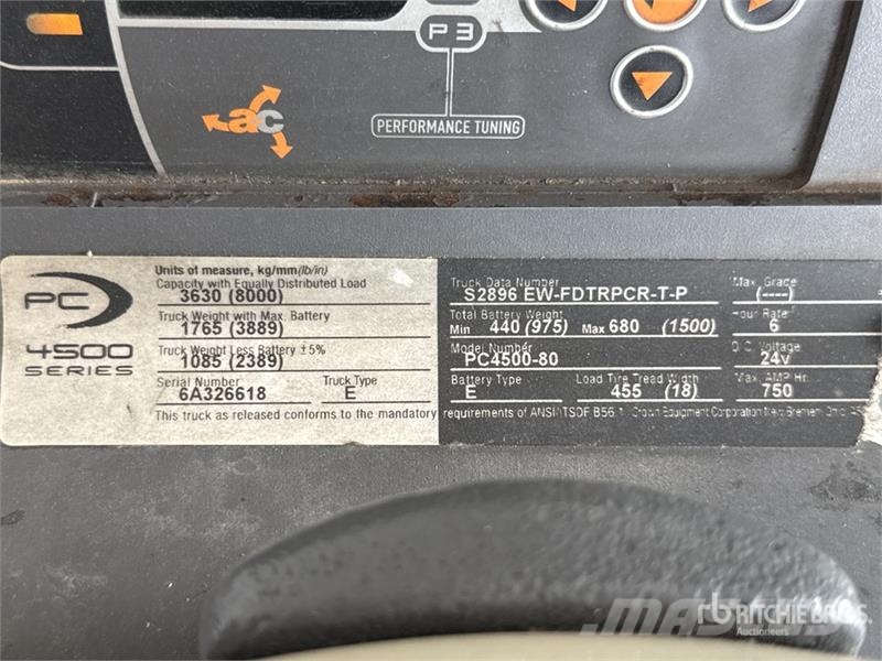 Crown PC4500-80 8000 lb Electric Pallet Jack 手拉式油壓拖板車