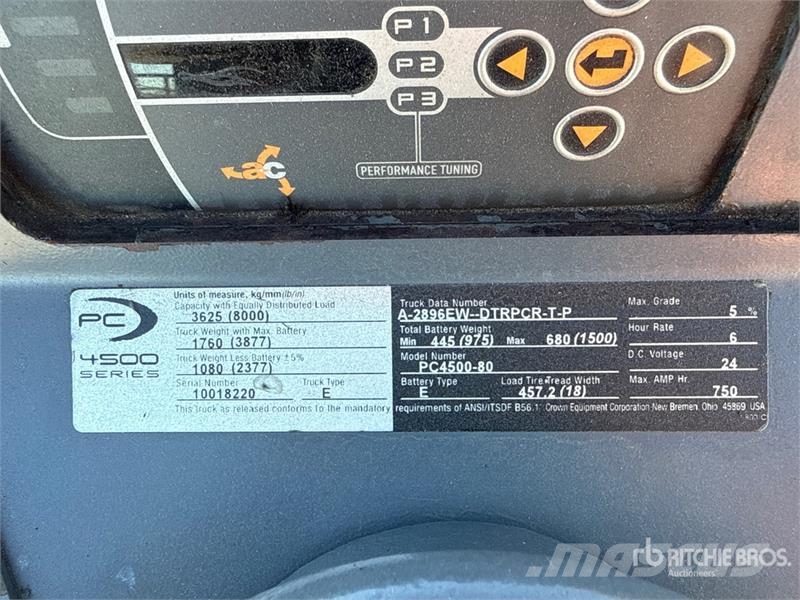 Crown PC4500-80 8000 lb Pallet Jack Kézi raklapemelő