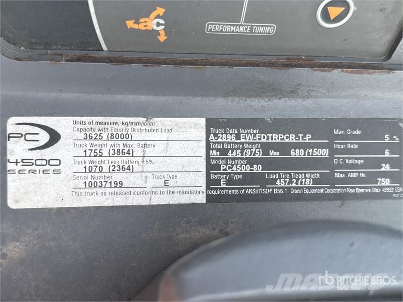 Crown PC4500-80 8000 lb Electric Pallet Jack Ručni paletar