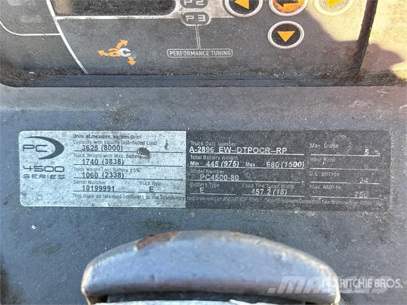 Crown PC4500-80 8000 lb Pallet Jack 手动码垛机