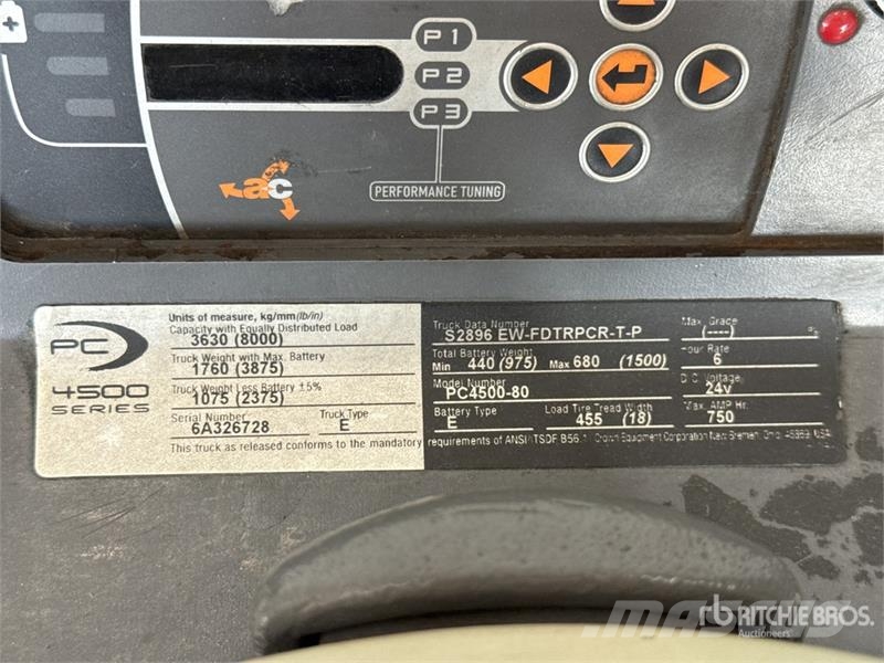 Crown PC4500-80 8000 lb Electric Pallet Jack 手拉式油壓拖板車