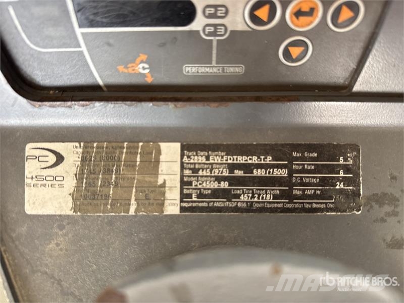 Crown PC4500-80 8000 lb Electric Pallet Jack Transpaletas Manuales