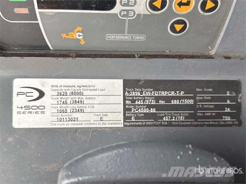 Crown PC4500-80 8000 lb Electric Pallet Jack Ručni paletar