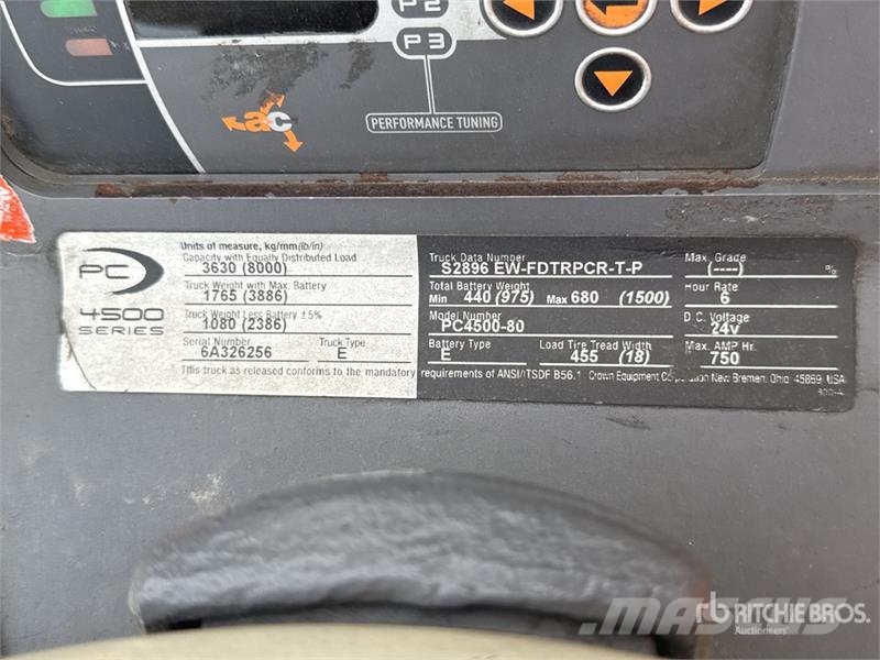 Crown PC4500-80 8000 lb Electric Pallet Jack Ručni paletar