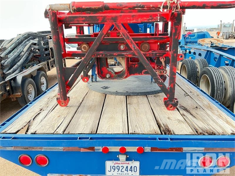  Custom Built 24 ft T/A Gooseneck W/ 3 - Hydra Rig  車輛運輸拖車