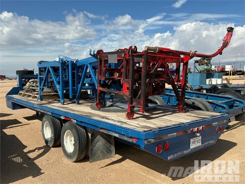  Custom Built 24 ft T/A Gooseneck W/ 3 - Hydra Rig  車輛運輸拖車