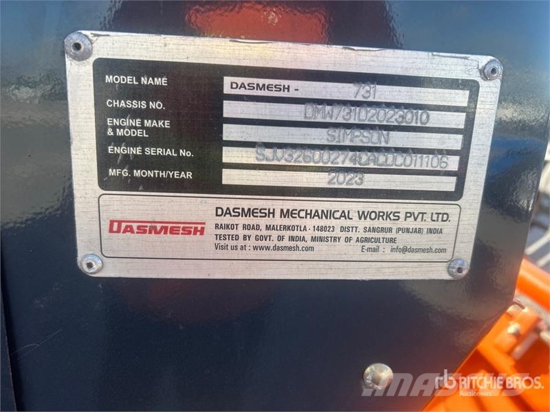  Dasmesh 731 Track Harvester (Inoperable) Forestal - Otros