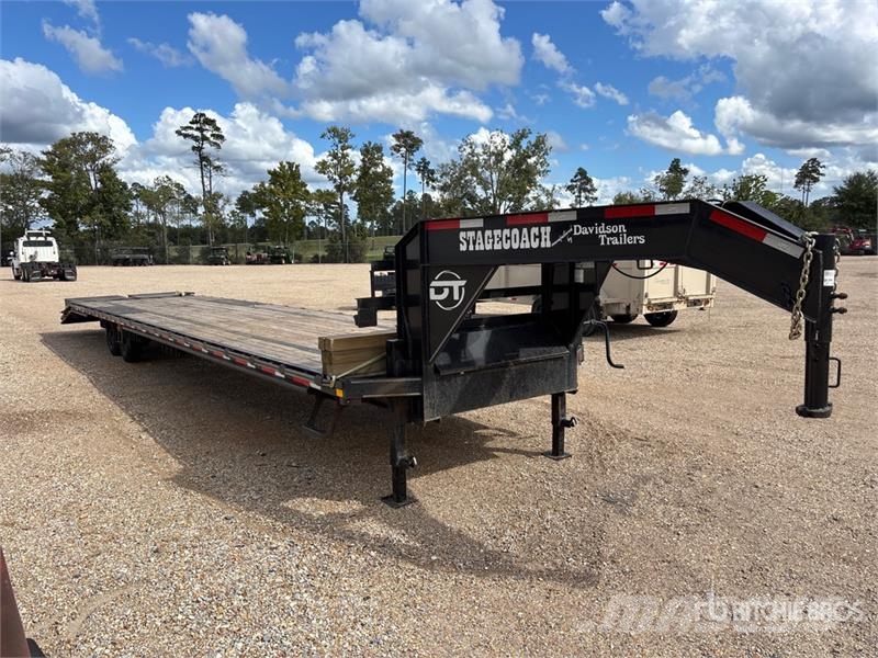  Davidson Trailers 35 ft T/A Gooseneck Equipment Tr Трейлери колесного транспортного засобу