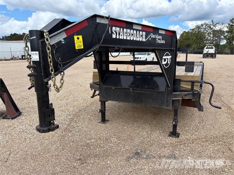 Davidson Trailers 35 ft T/A Gooseneck Equipment Tr Трейлери колесного транспортного засобу