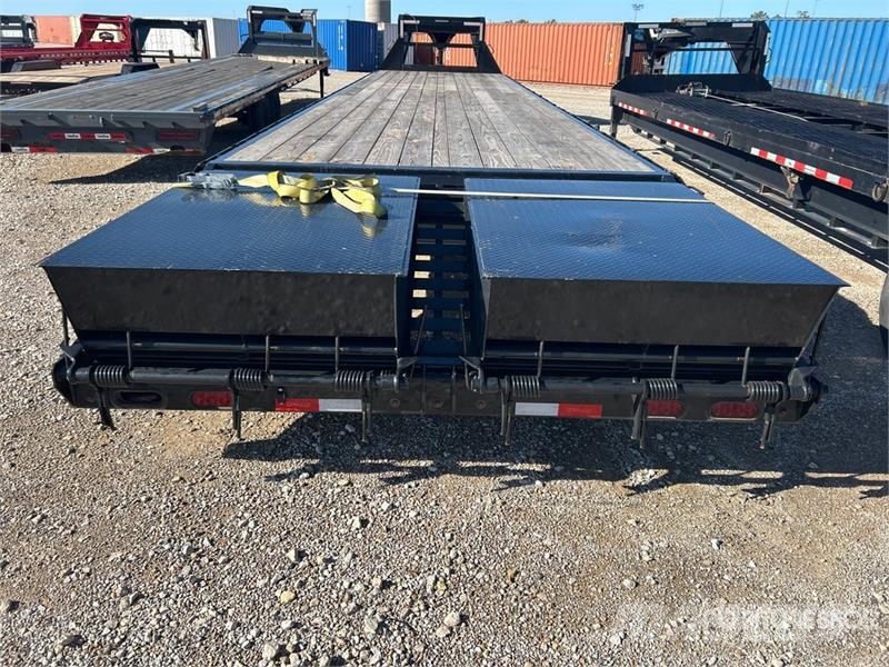Delco 40 ft T/A Gooseneck Equipment Trailer 車両運搬用トレーラー