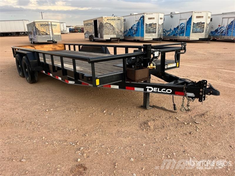 Delco Trailers C520 20 ft T/A Equipment Trailer Prikolice za prevoz vozil