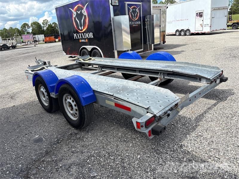 Demco AT7000P Turntable T/A 1 Car Open Car Carrier Trail Biltransporttrailer
