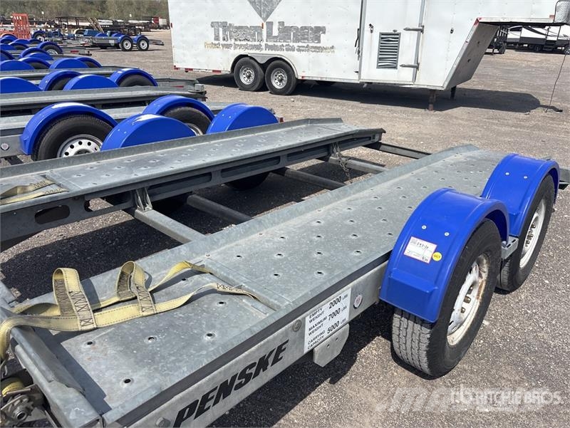 Demco T/A 1 Car Open Car Carrier Trailer 차량 운반용 세미 트레일러