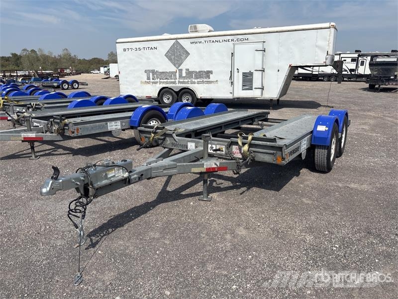 Demco T/A 1 Car Open Car Carrier Trailer 차량 운반용 세미 트레일러