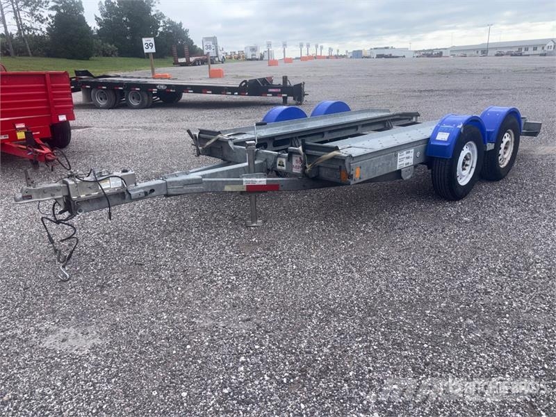 Demco Turntable T/A 1 Car Open Car Carrier Trailer Naczepy do transportu samochodów