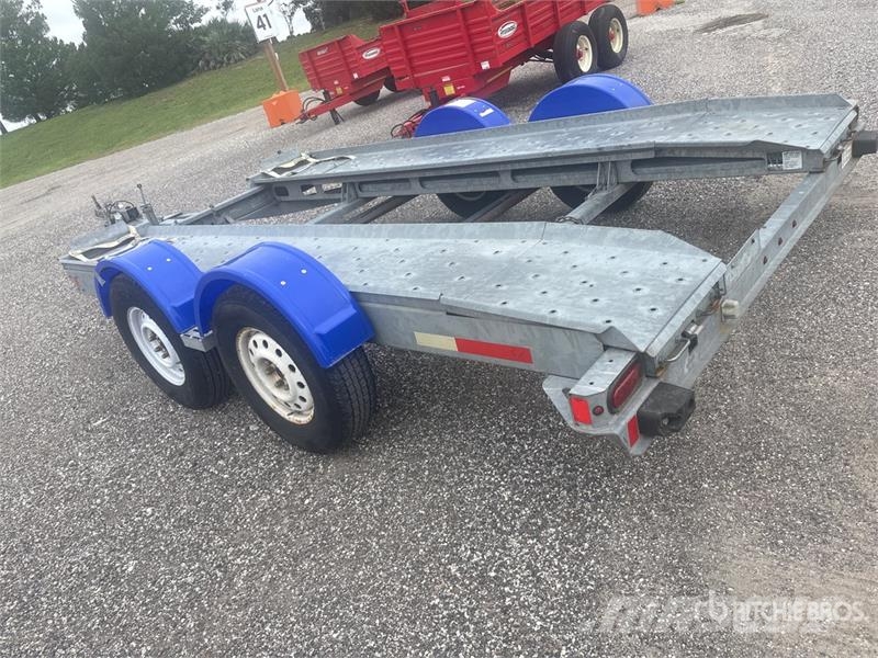 Demco Turntable T/A 1 Car Open Car Carrier Trailer Naczepy do transportu samochodów