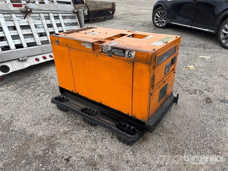 Denyo DCA-6SPX 27.3 kVA Skid-Mounted Generator Set Dizel agregati