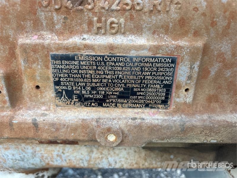Deutz D914 L06 Engine Moteur