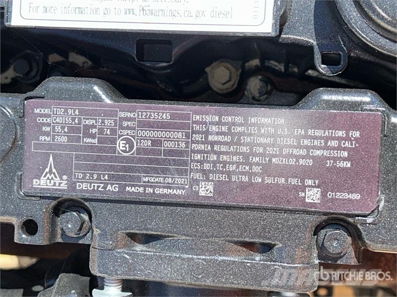 Deutz TD 2.9 L4 Engine エンジン