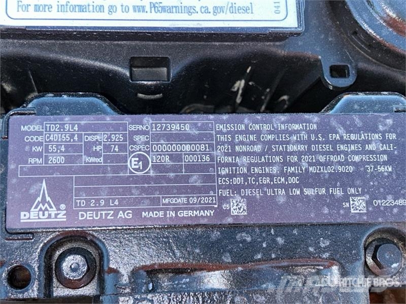 Deutz TD 2.9 L4 Engine エンジン