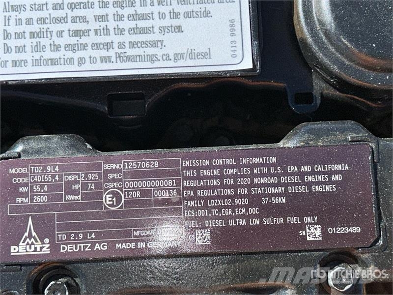 Deutz TD 2.9 L4 Engine エンジン