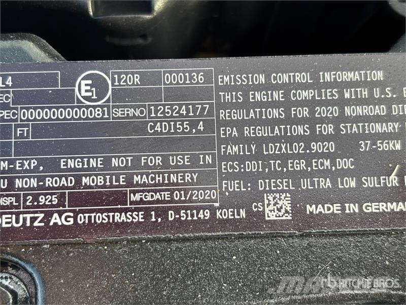 Deutz TD2.9L4 Engine Moteur