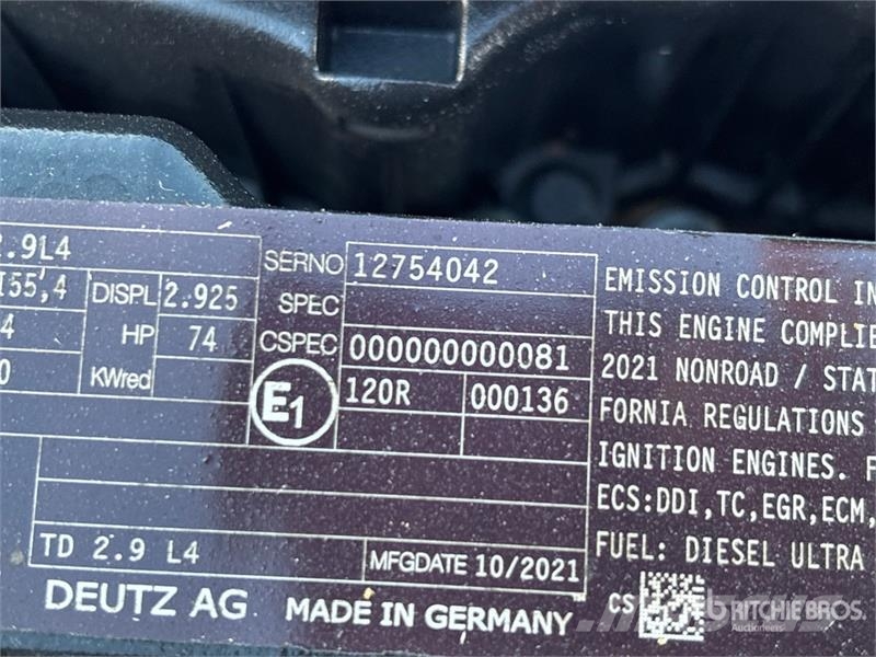 Deutz TD2.9L4 Engine Kargo motori