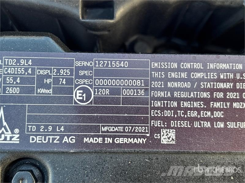 Deutz TD2.9L4 Engine Kargo motori