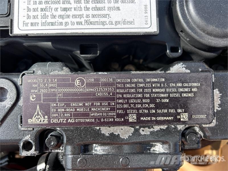 Deutz TD2.9L4 Engine Motoren