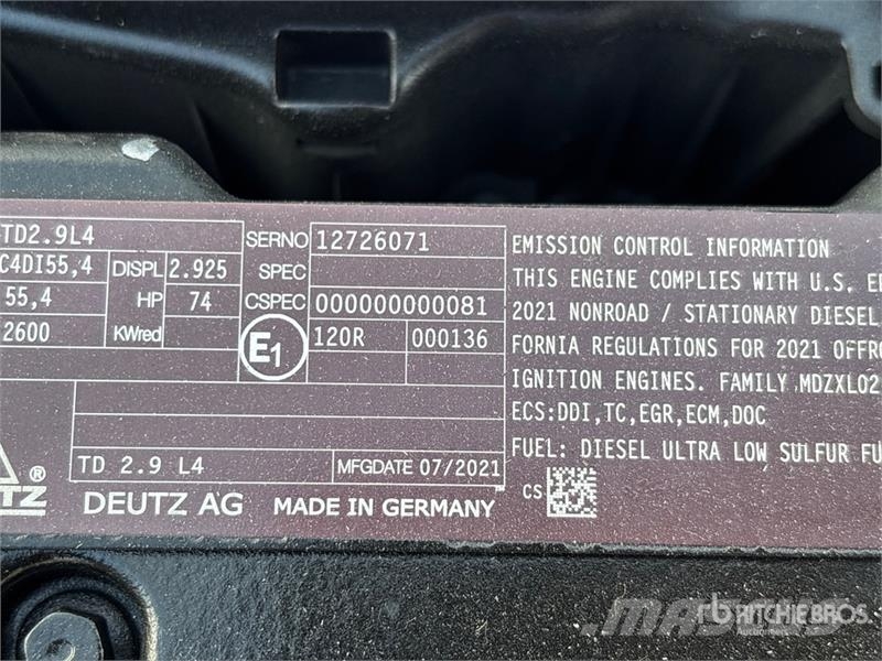 Deutz TD2.9L4 Engine Kargo motori