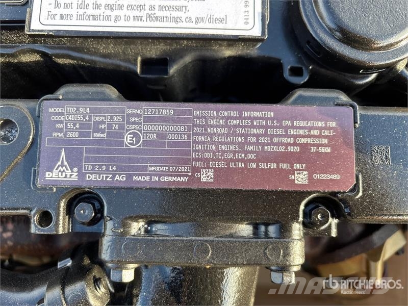 Deutz TD2.9L4 Engine Kargo motori