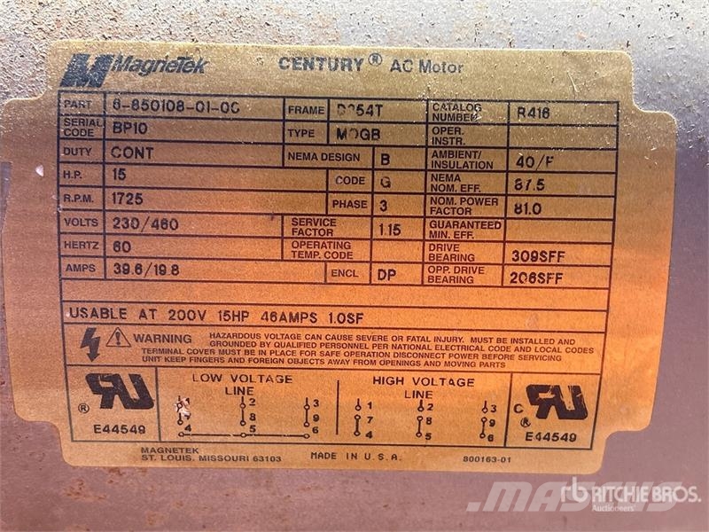  DeVilbiss 445-4 Mobile Air Compressor 콤푸레샤