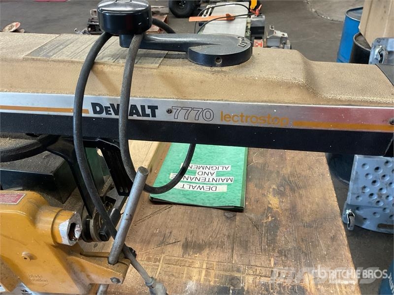 DeWalt 7770 Lectrostop Radial Arm Table Saw Ďalšie komponenty