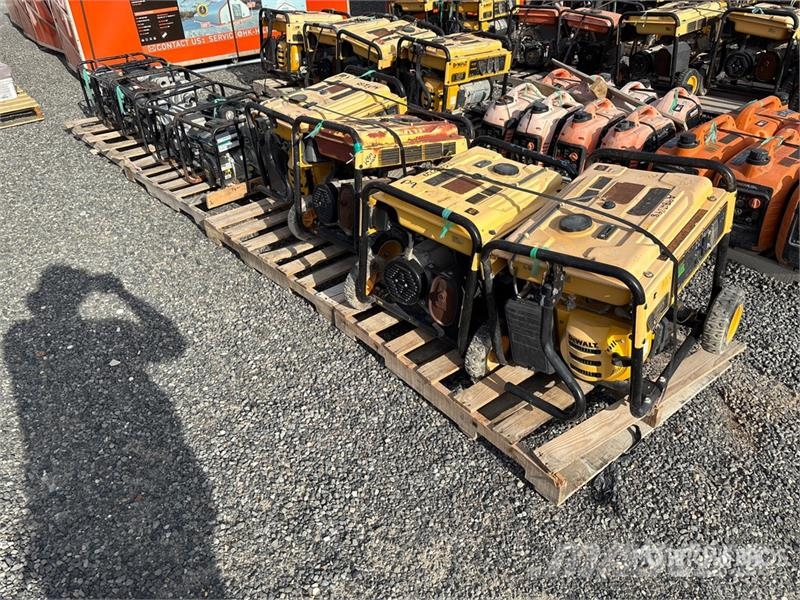 DeWalt of (4) Dewalt DXGNR6500 6500 kW Portable Generator Other Generators