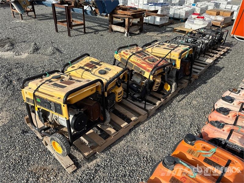 DeWalt of (4) Dewalt DXGNR6500 6500 kW Portable Generator Other Generators